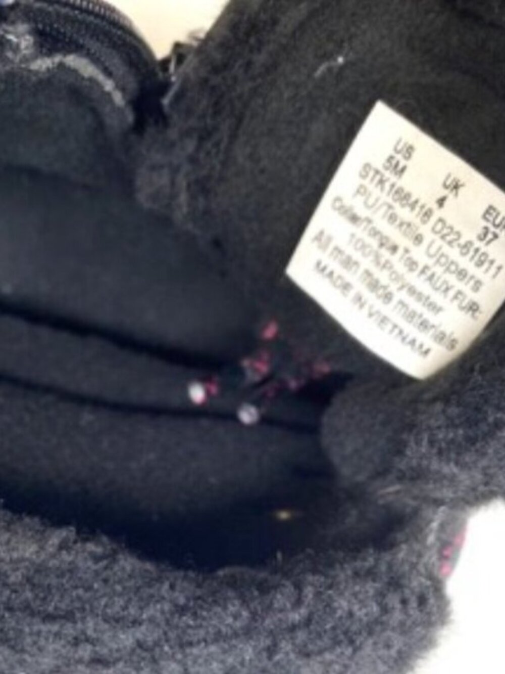 Sperry Alpine STK166416 Winter Snow Rain Saltwater Black Lace Up Women's Size 5 - Picture 9 of 9